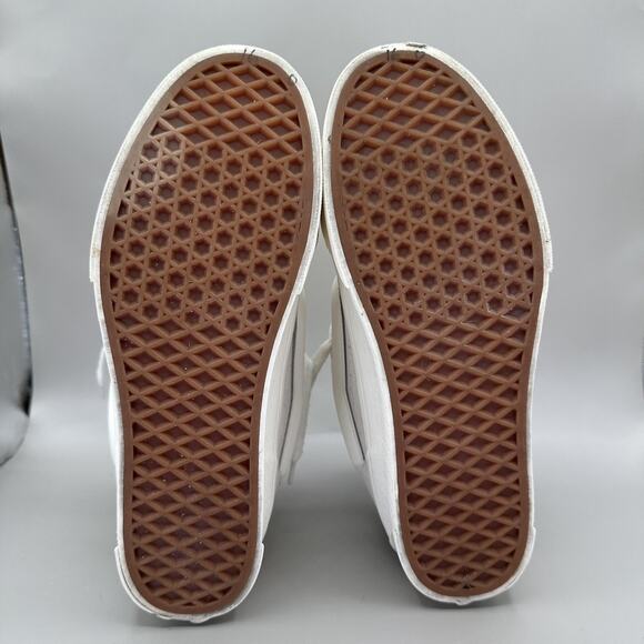 Vans Knu Skool Stack Sneaker Shoes Women's 9.5 White Beige Platform Skate - Picture 9 of 9